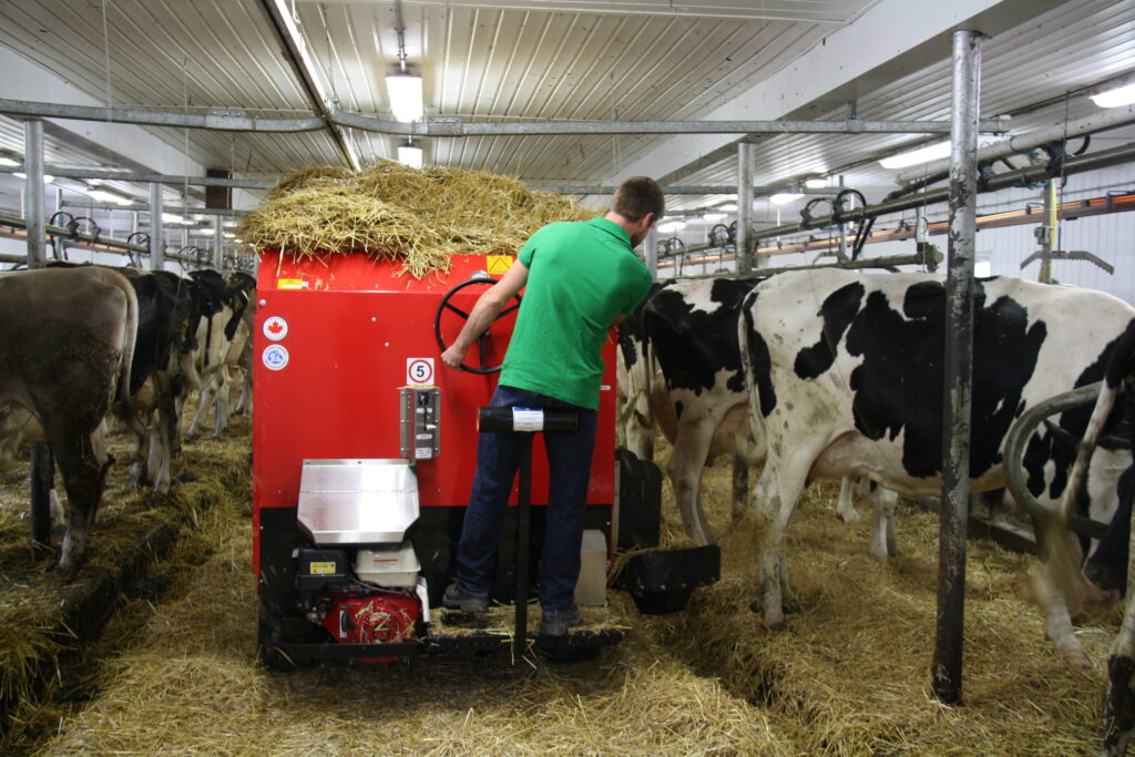 Strawmaster at work