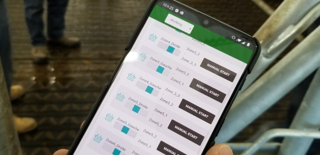 GreenBot interface web : path management