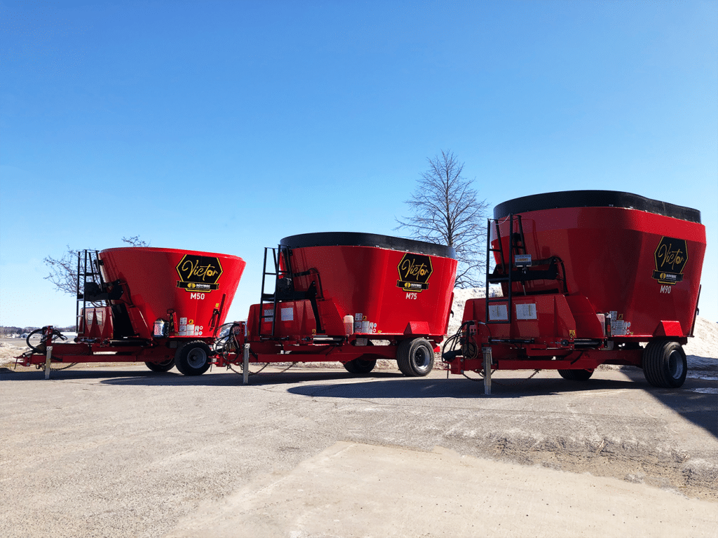 La gamme complète: M50, M75 et M90